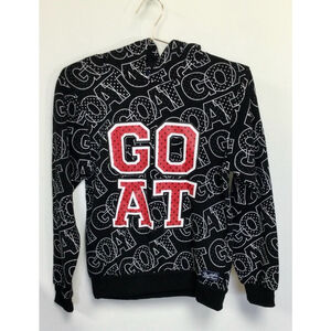 Boys‎ Brooklyn's Best Hoodie Size L (14/16) Black GOAT Print